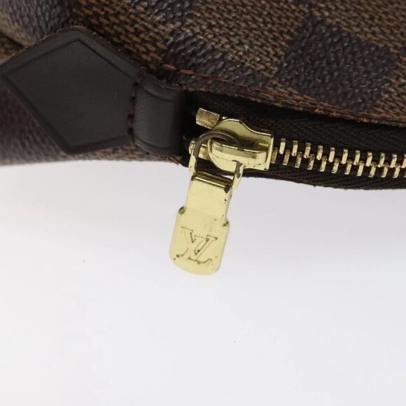 LOUIS VUITTON Damier Ebene Pochette Cosmetic PM Pouch N47516 LV Auth BD2195 - Picture 9 of 16